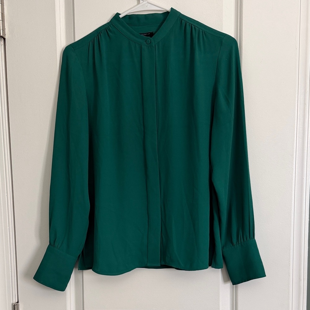 Ann Taylor Green Blouse